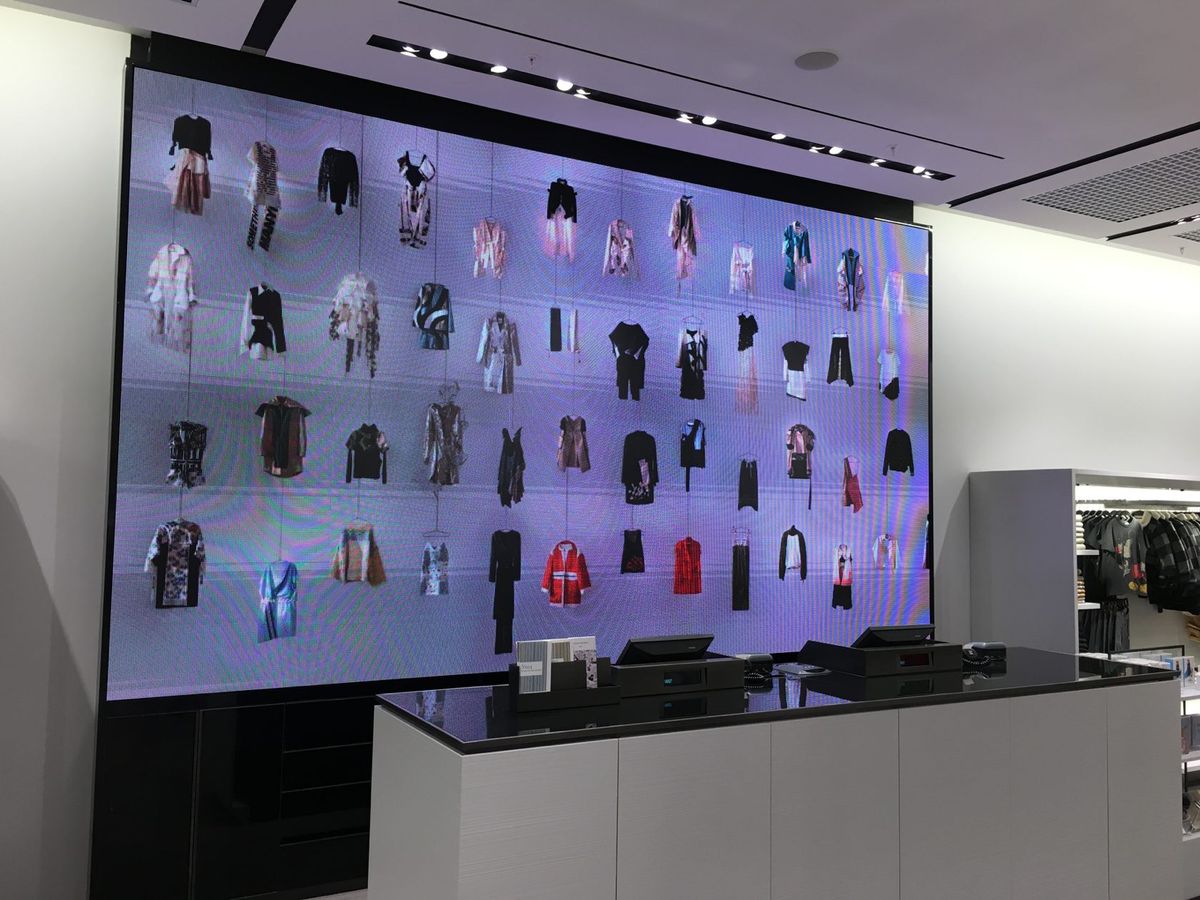 Кассовая зона бренда Zara