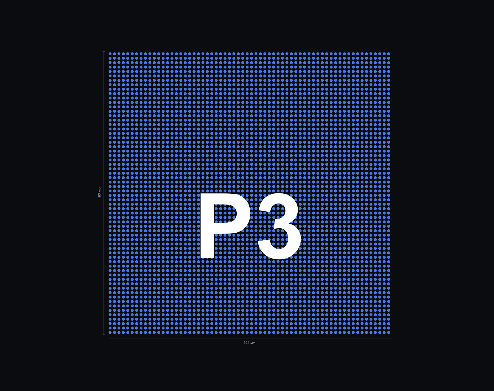 Интерьерный LED-экран P3